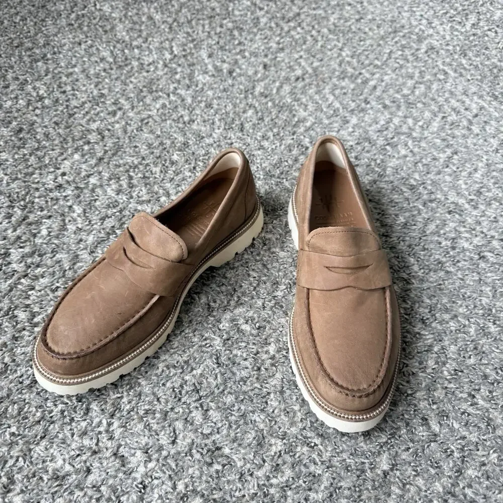 Cole Haan American Classics Penny Loafers Shoe Slip On Brown Leather 8 M New